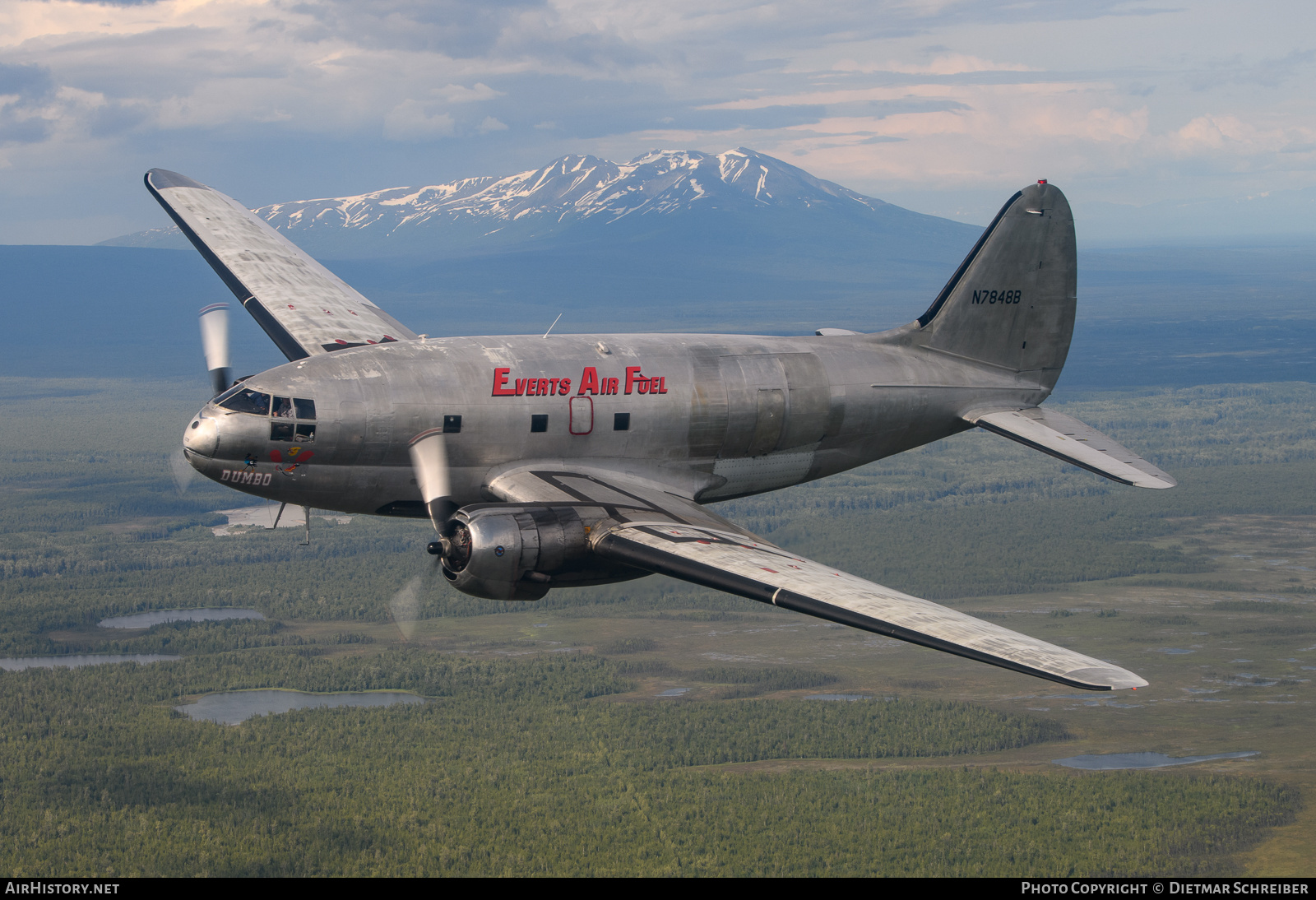 Aircraft Photo of N7848B | Riddle C-46R Commando Super 46C | Everts Air Fuel | AirHistory.net #797097