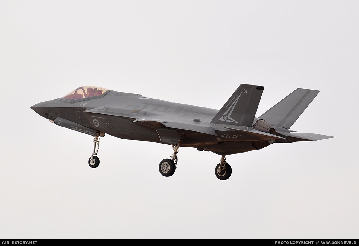 Aircraft Photo of A35-001 | Lockheed Martin F-35A Lightning II | Australia - Air Force | AirHistory.net #797116