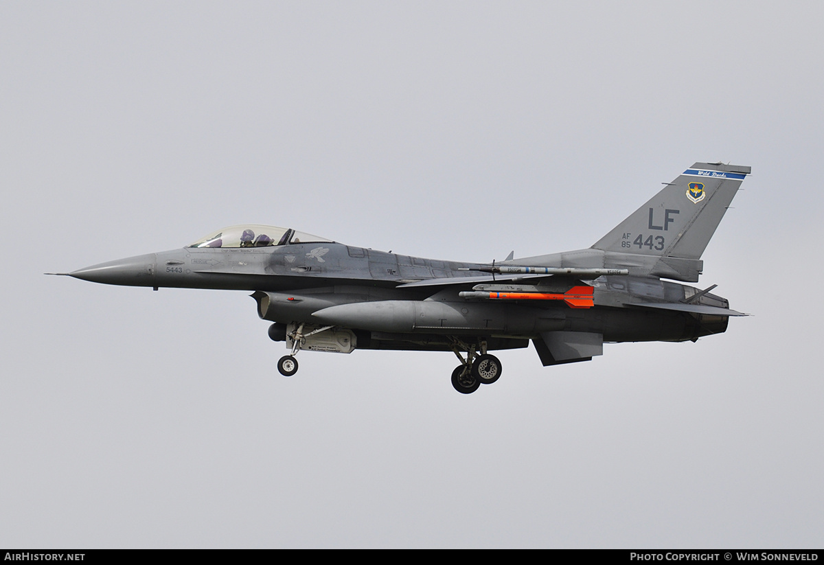 Aircraft Photo of 85-1443 / AF85-443 | General Dynamics F-16C Fighting Falcon | USA - Air Force | AirHistory.net #797123