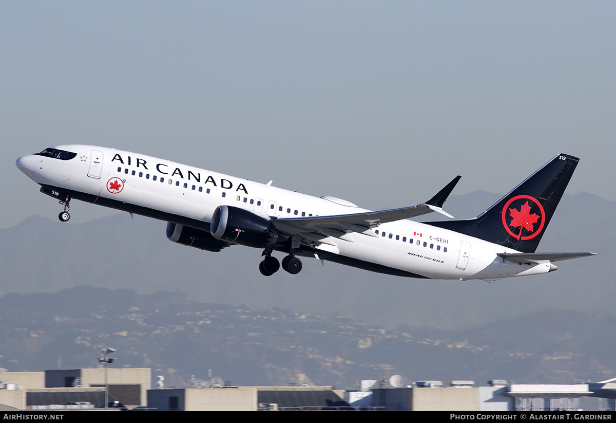 Aircraft Photo of C-GEHI | Boeing 737-8 Max 8 | Air Canada | AirHistory.net #797189