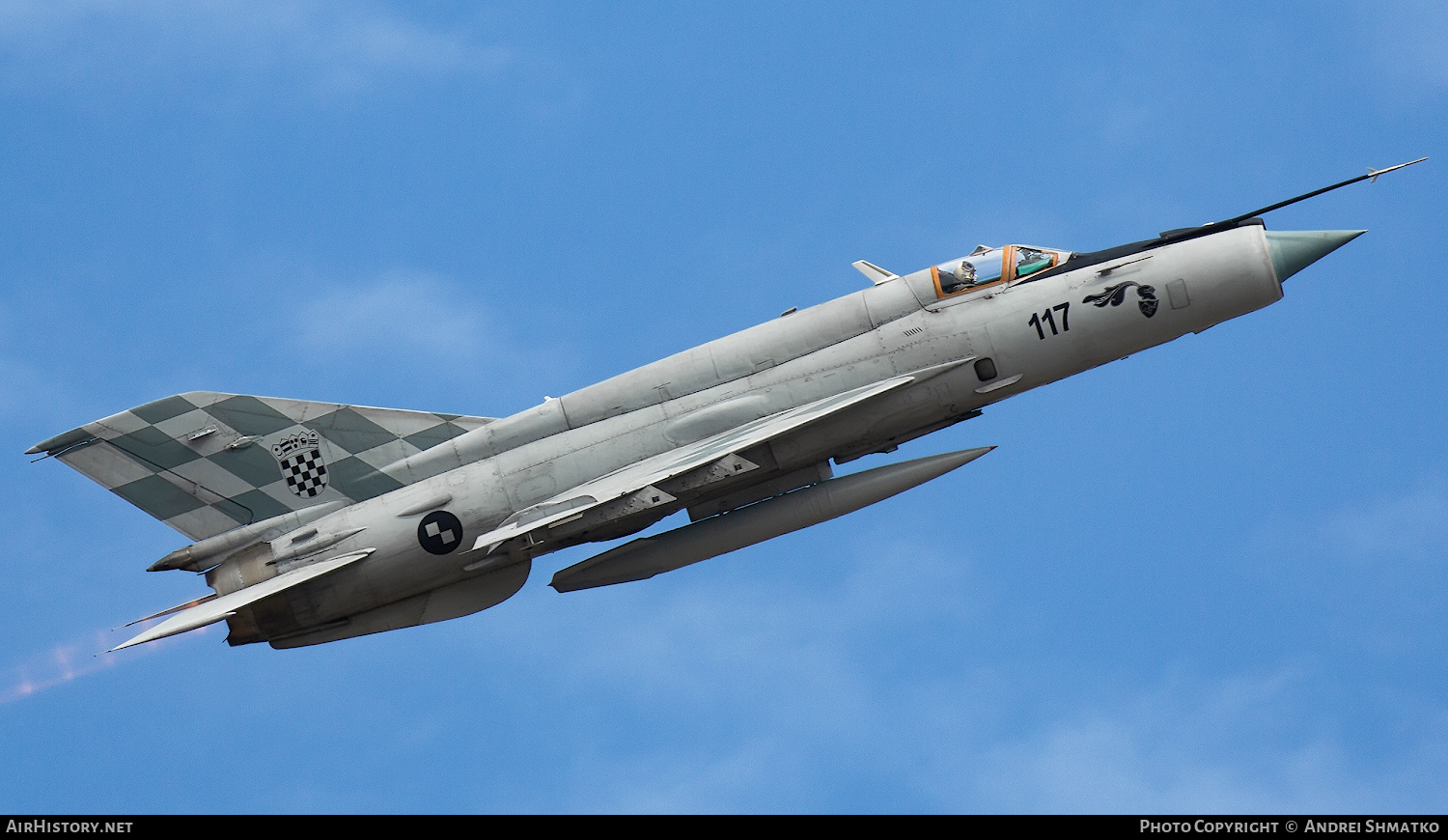 Aircraft Photo of 117 | Mikoyan-Gurevich MiG-21bisD | Croatia - Air Force | AirHistory.net #797227