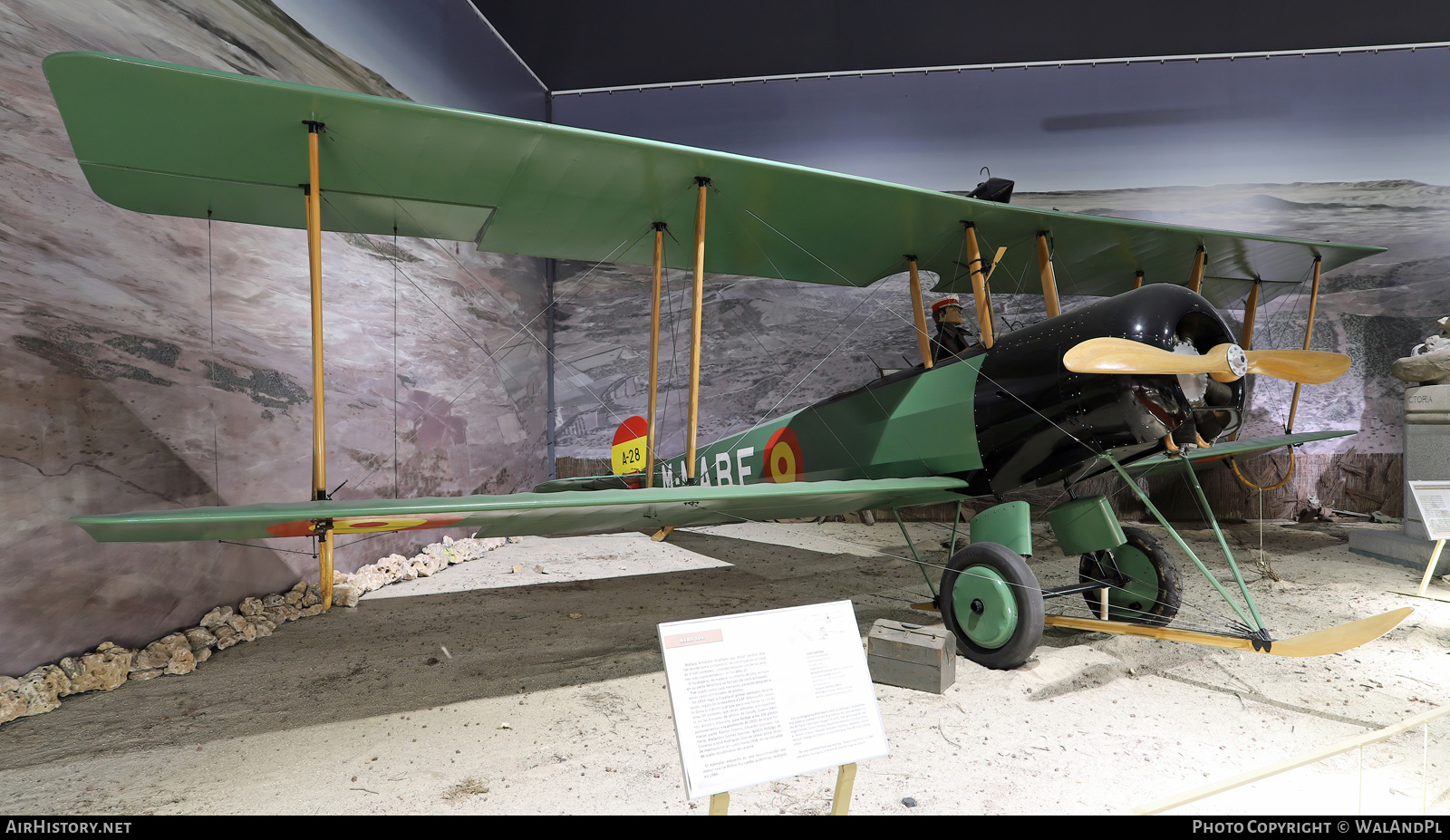Aircraft Photo of M-MABE | Avro 504K (replica) | Spain - Air Force | AirHistory.net #797310