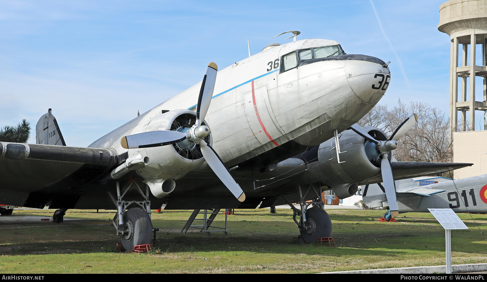 Aircraft Photo of T.3-36 | Douglas C-47D Skytrain | Spain - Air Force | AirHistory.net #797321