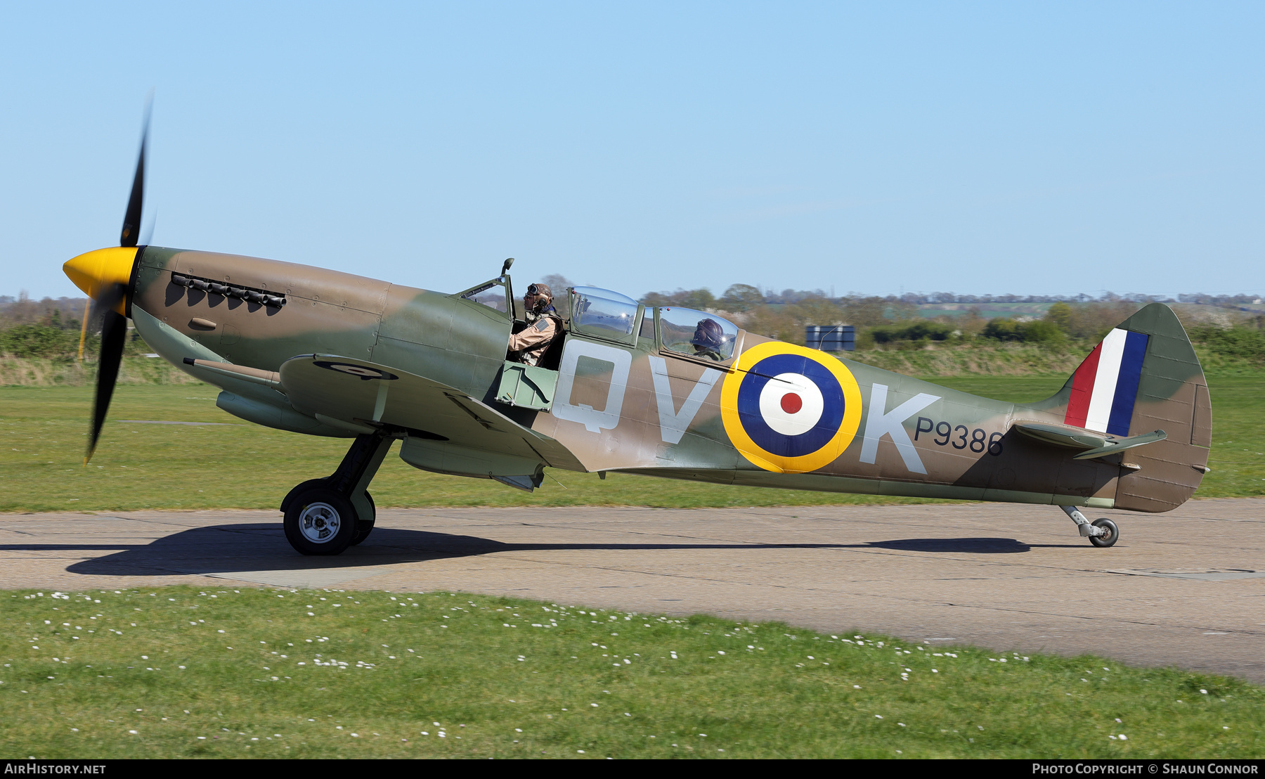 Aircraft Photo of G-CTIX / P9386 | Supermarine 509 Spitfire T9 | UK - Air Force | AirHistory.net #797329