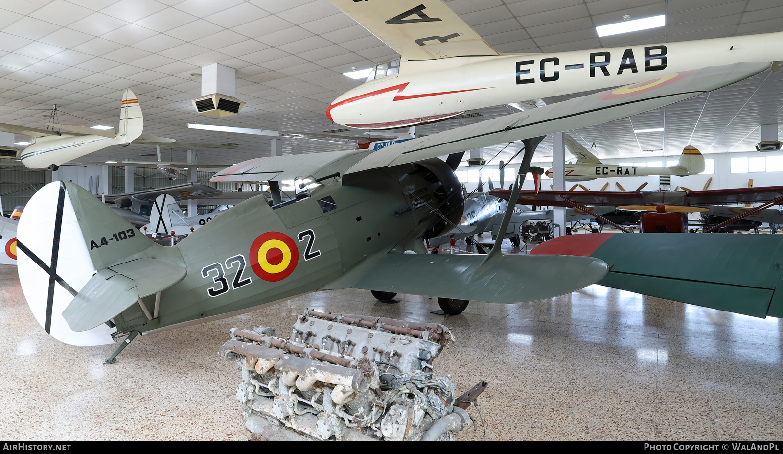 Aircraft Photo of A4-103 | Polikarpov I-15 (replica) | Spain - Air Force | AirHistory.net #797348