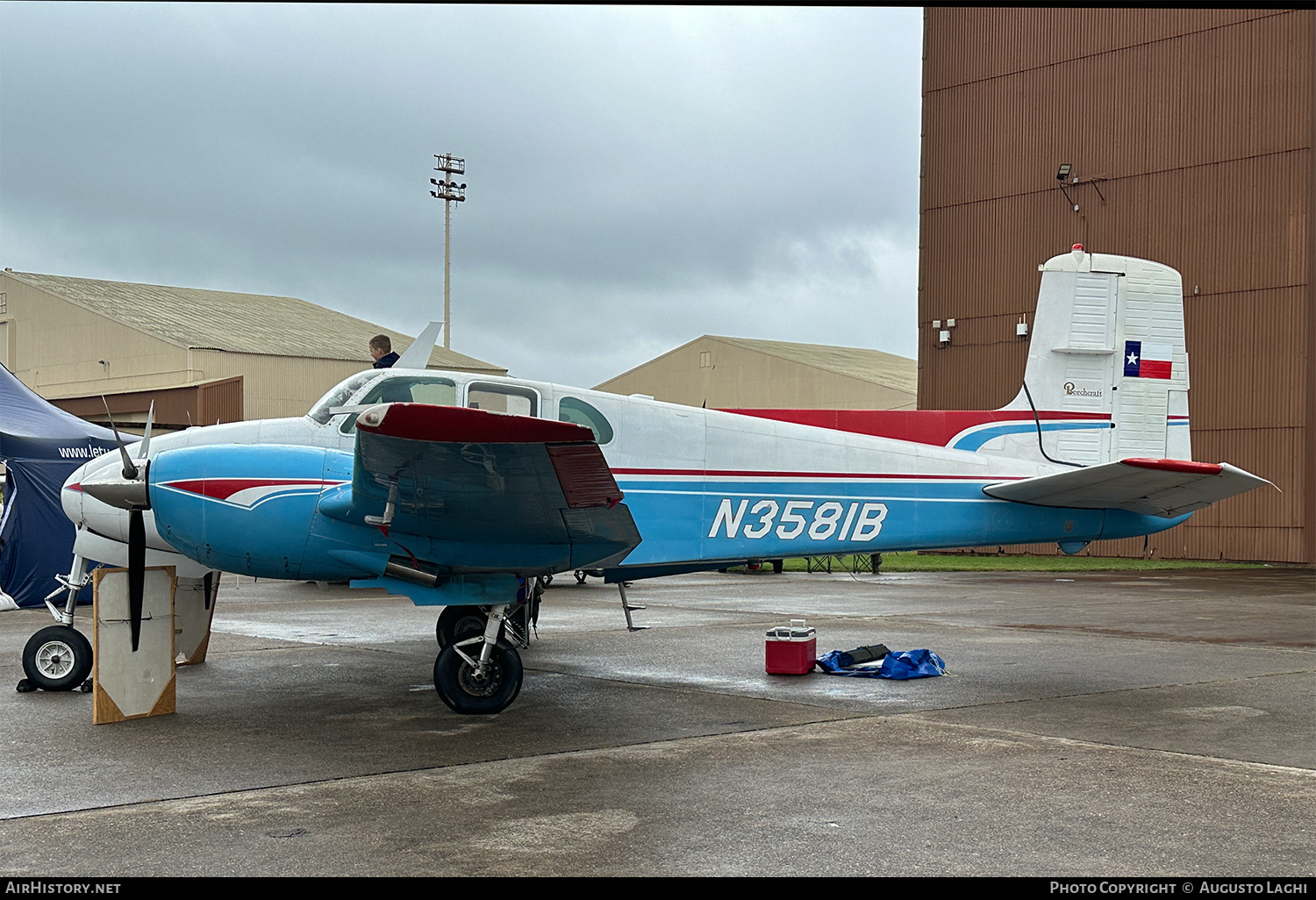 Aircraft Photo of N3581B | Beech B50 Twin Bonanza | AirHistory.net #797353