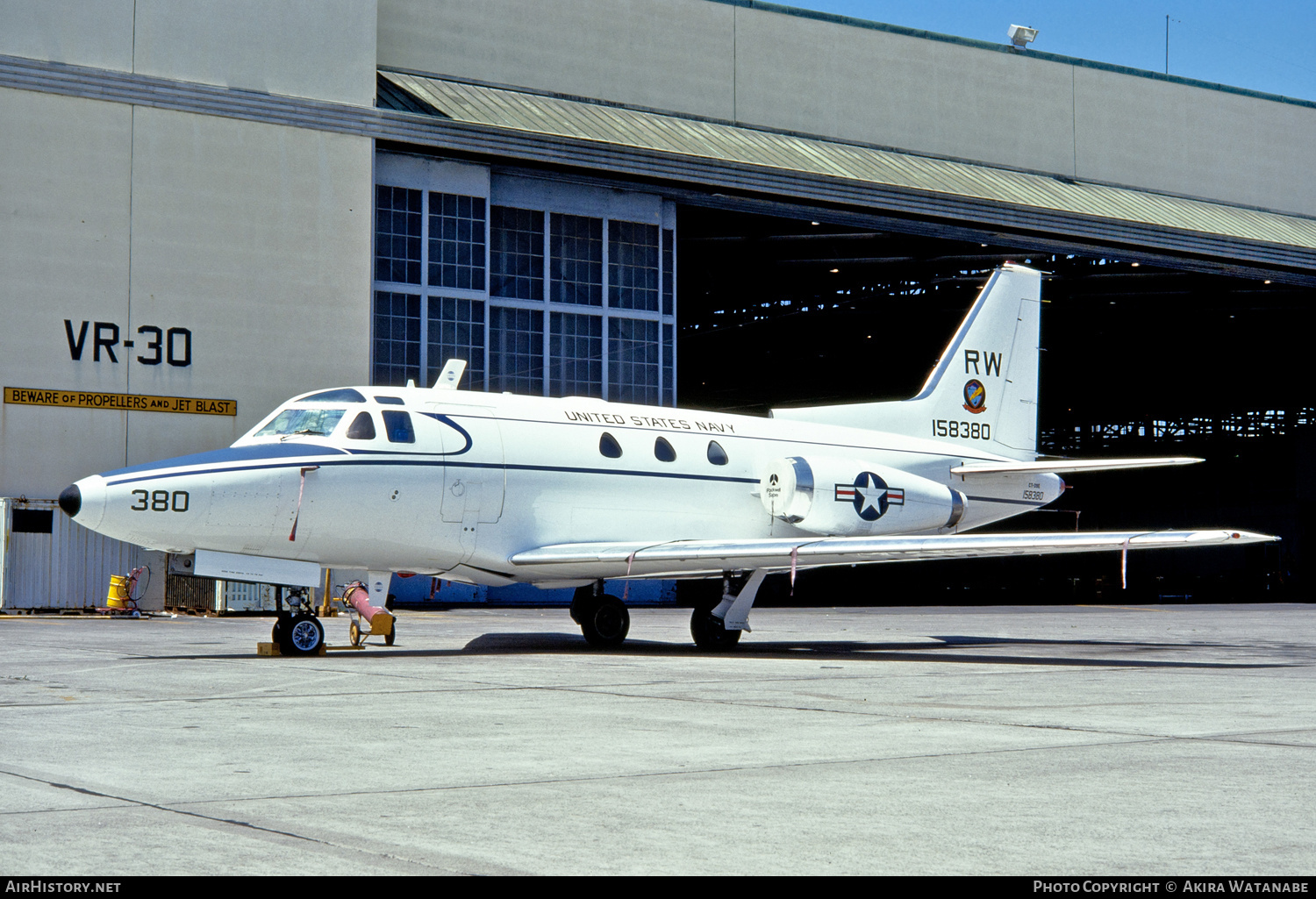 Aircraft Photo of 158380 | North American Rockwell CT-39E | USA - Navy | AirHistory.net #797354