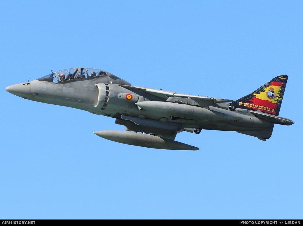 Aircraft Photo of VA.1B-40 | McDonnell Douglas TAV-8B Harrier II | Spain - Navy | AirHistory.net #797373