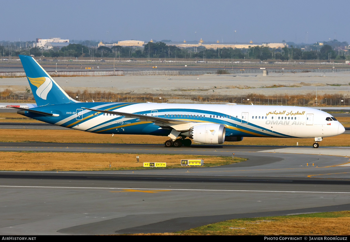 Aircraft Photo of A4O-SF | Boeing 787-9 Dreamliner | Oman Air | AirHistory.net #797400