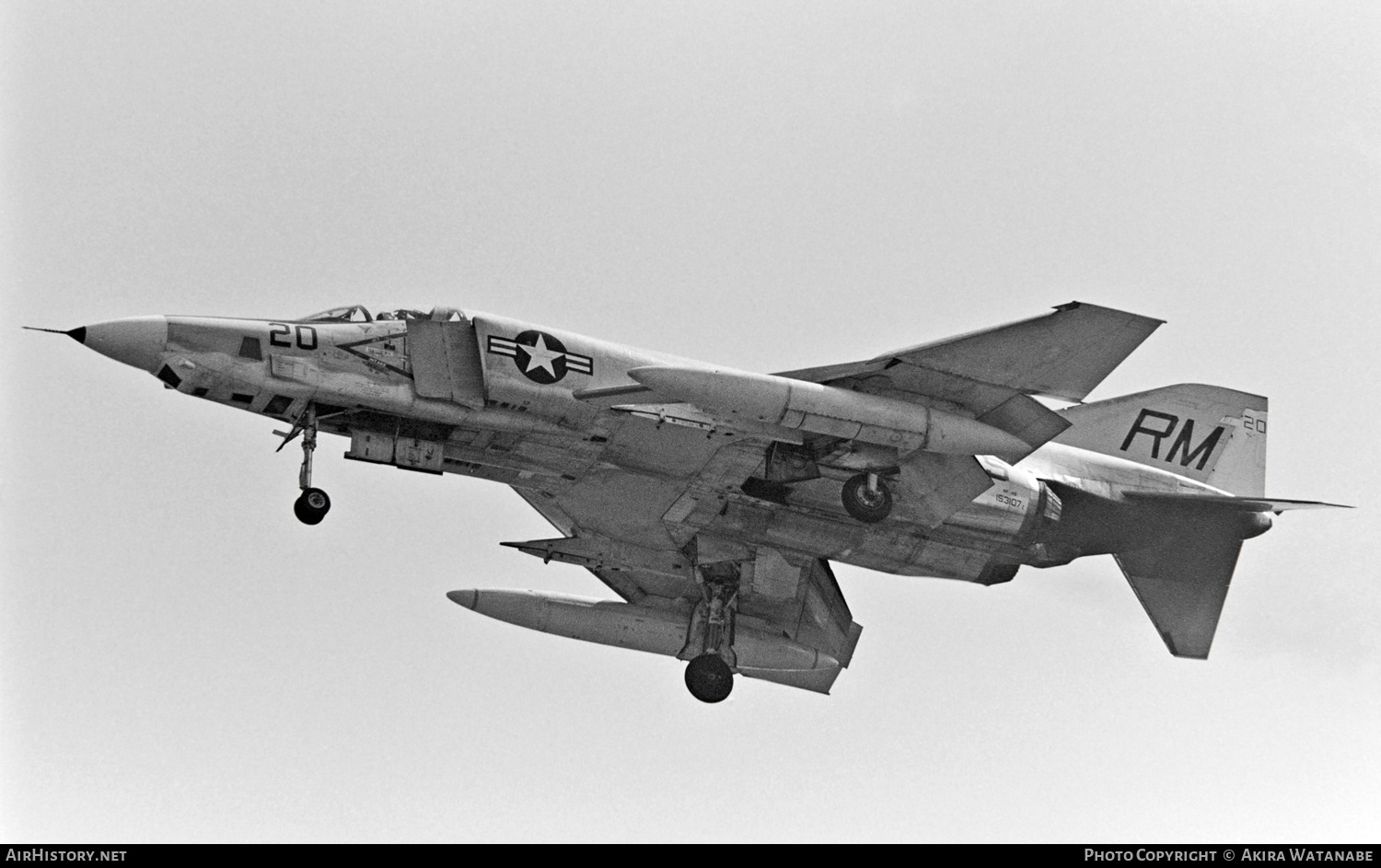 Aircraft Photo of 153107 | McDonnell Douglas RF-4B Phantom II | USA - Marines | AirHistory.net #797414