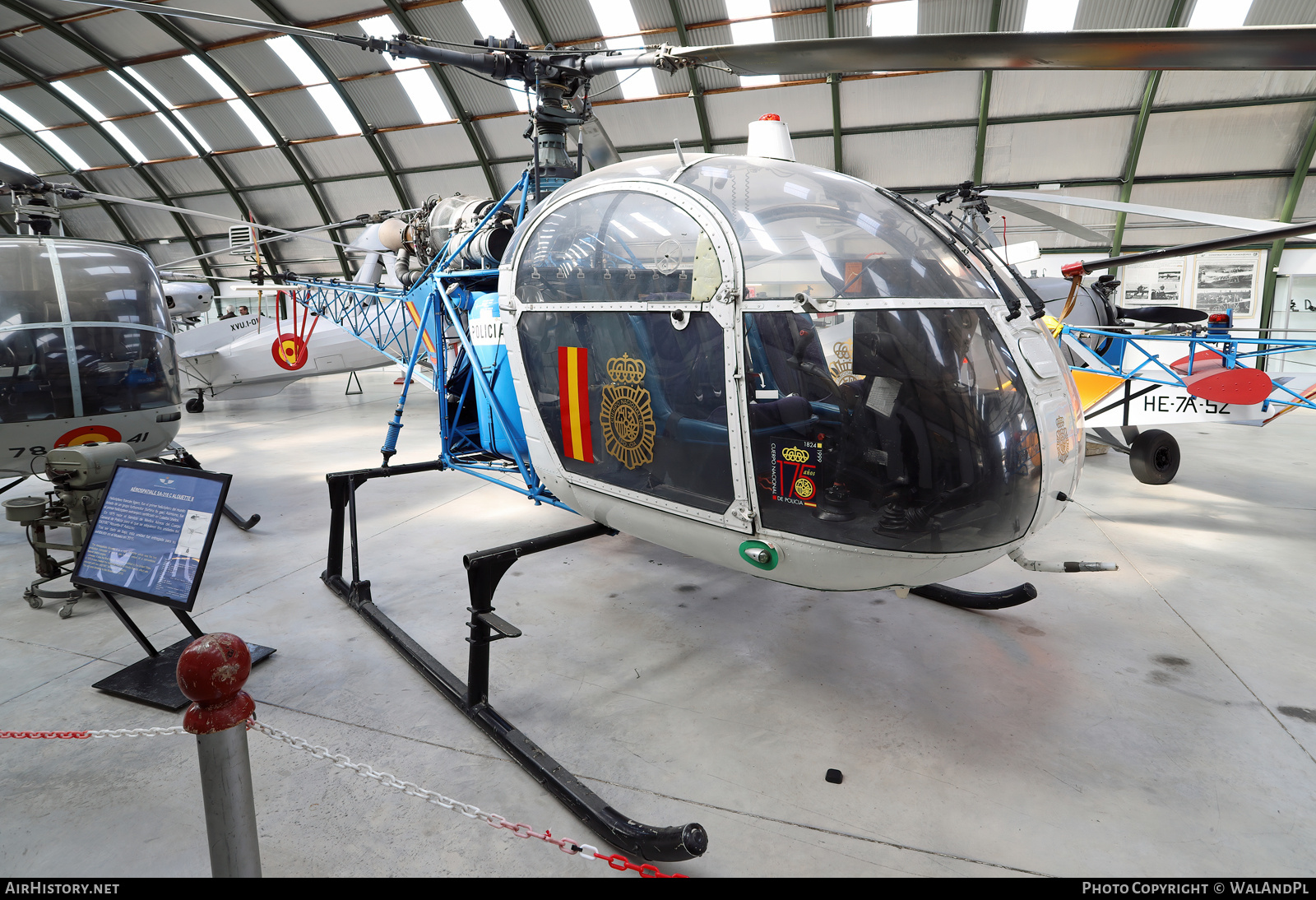 Aircraft Photo of EC-CVK | Aerospatiale SA-318C Alouette II Astazou | Policía | AirHistory.net #797434