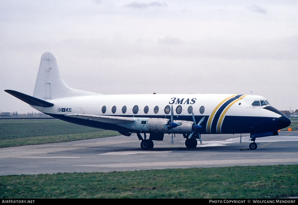 Aircraft Photo of 9Q-CAH | Vickers 708 Viscount | 3MAS - MMM Aero Service | AirHistory.net #797474