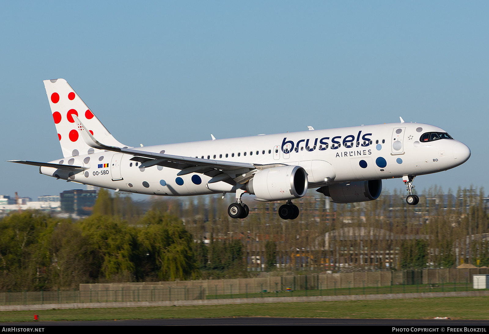Aircraft Photo of OO-SBD | Airbus A320-251N | Brussels Airlines | AirHistory.net #797483
