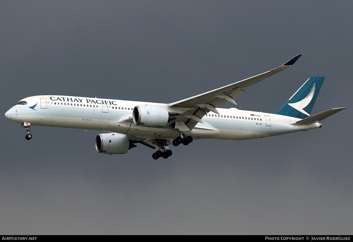 Aircraft Photo of B-LRE | Airbus A350-941 | Cathay Pacific Airways | AirHistory.net #797503