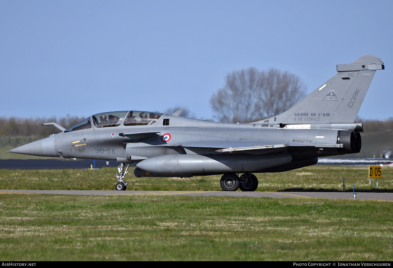 Aircraft Photo of 362 | Dassault Rafale B | France - Air Force | AirHistory.net #797512