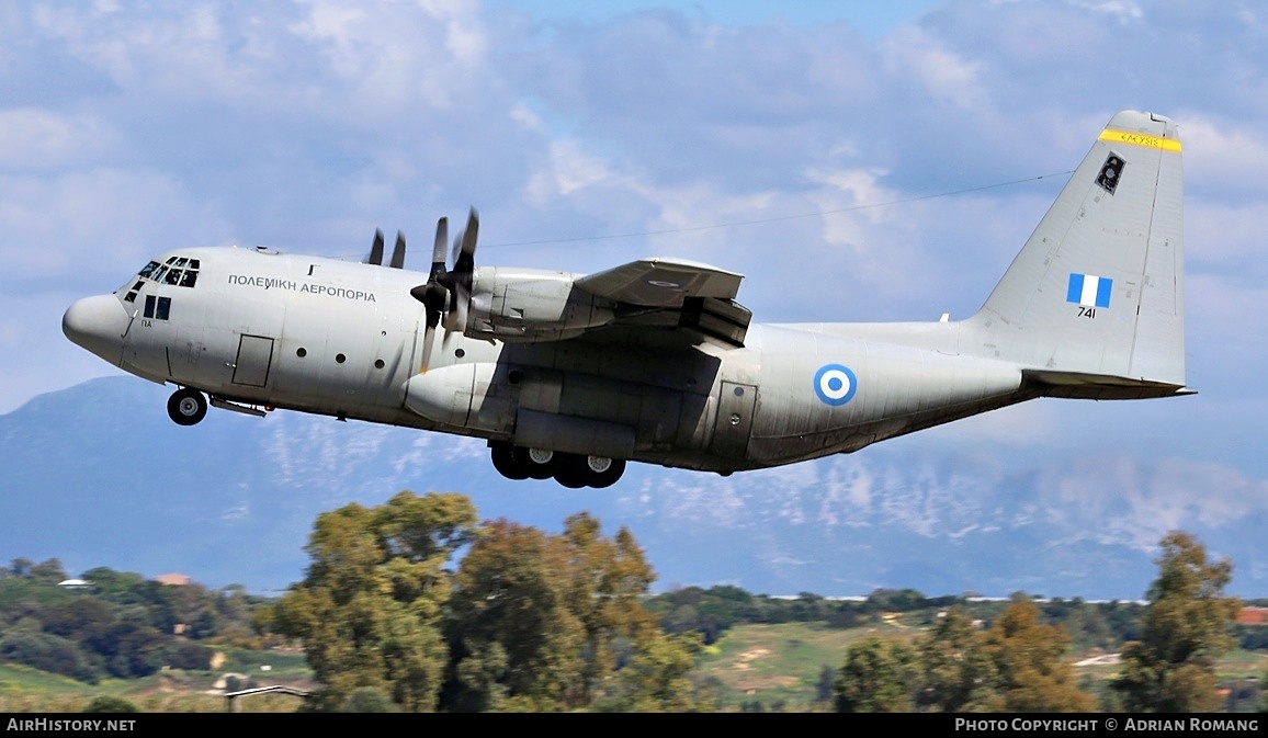 Aircraft Photo of 741 | Lockheed C-130H Hercules | Greece - Air Force | AirHistory.net #797513