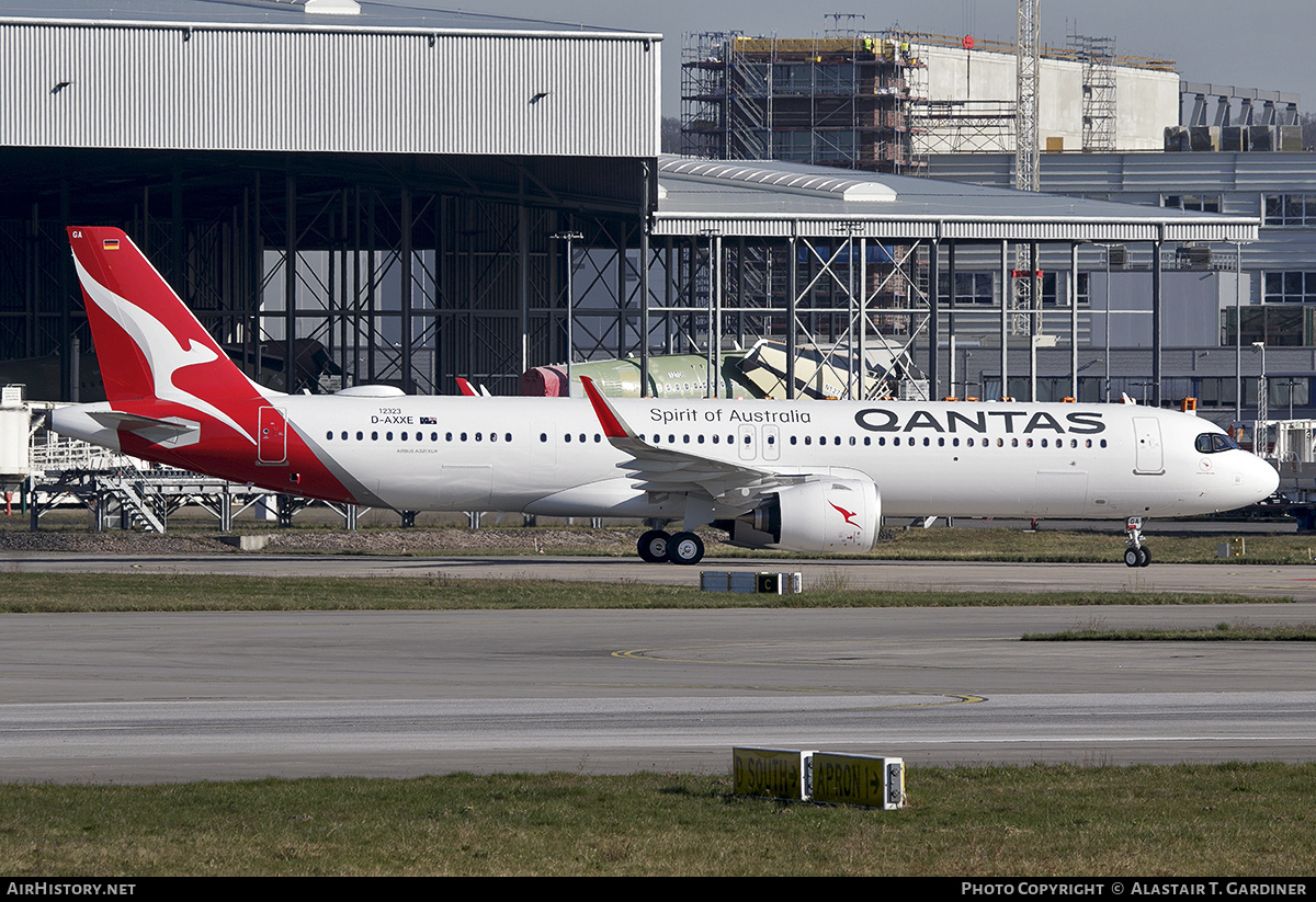 Aircraft Photo of D-AXXE / VH-OGA | Airbus A321-271NY | Qantas | AirHistory.net #797528