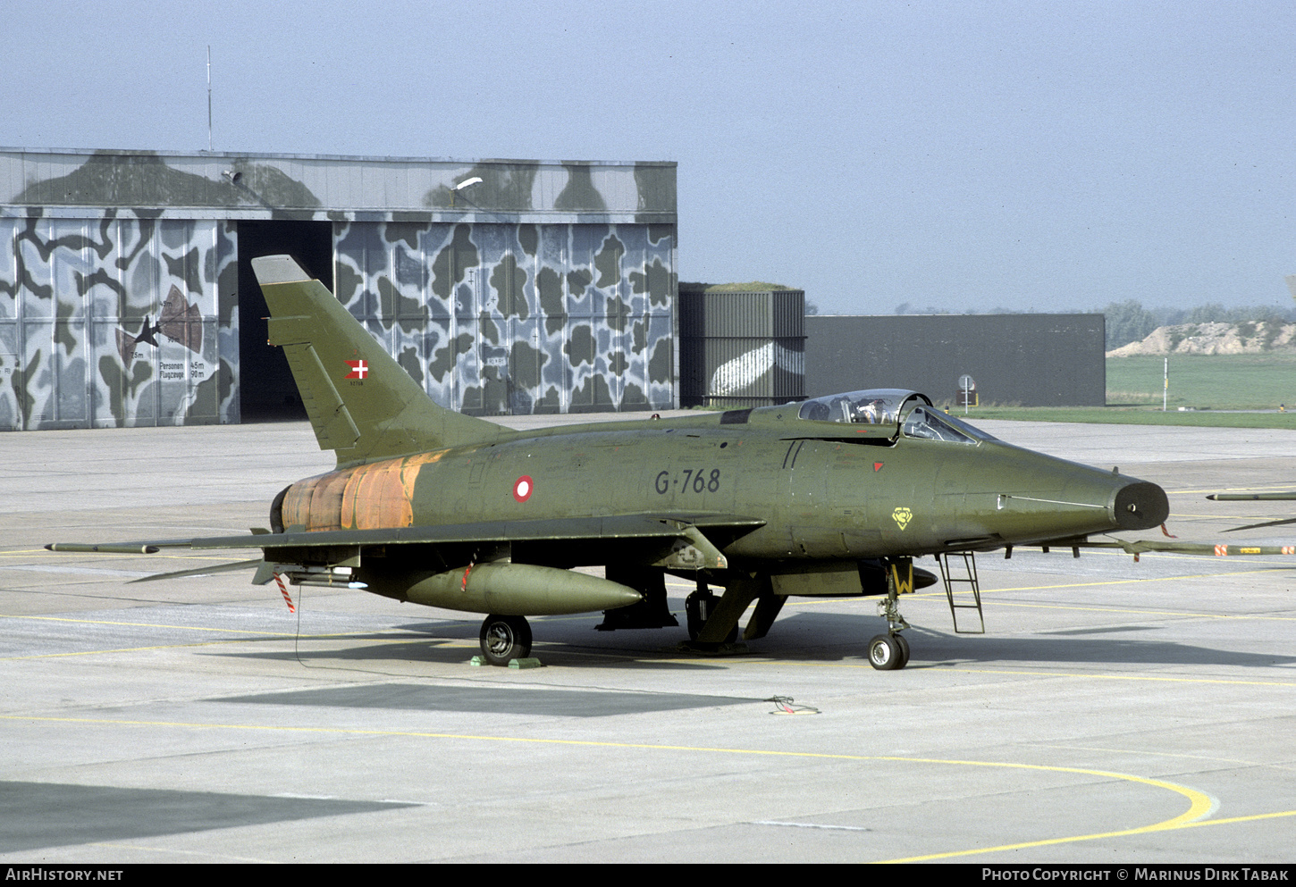 Aircraft Photo of G-768 / 55-2768 | North American F-100D Super Sabre | Denmark - Air Force | AirHistory.net #797529