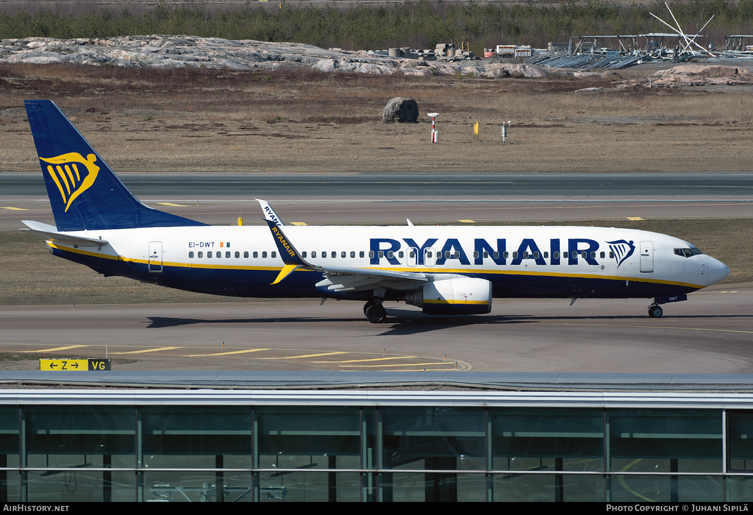 Aircraft Photo of EI-DWT | Boeing 737-8AS | Ryanair | AirHistory.net #797532