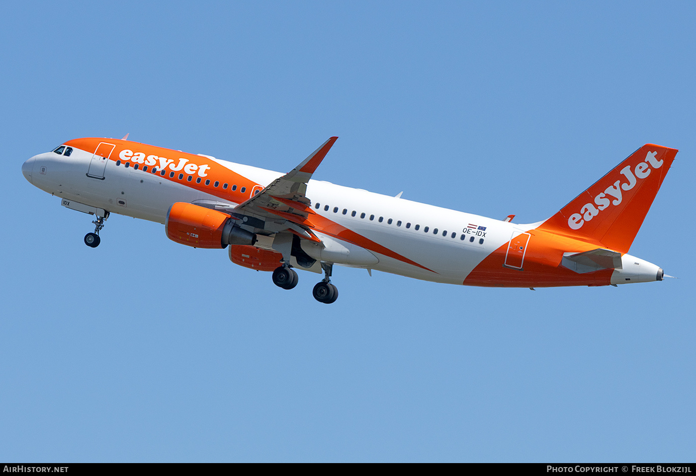 Aircraft Photo of OE-IDX | Airbus A320-216 | EasyJet | AirHistory.net #797538