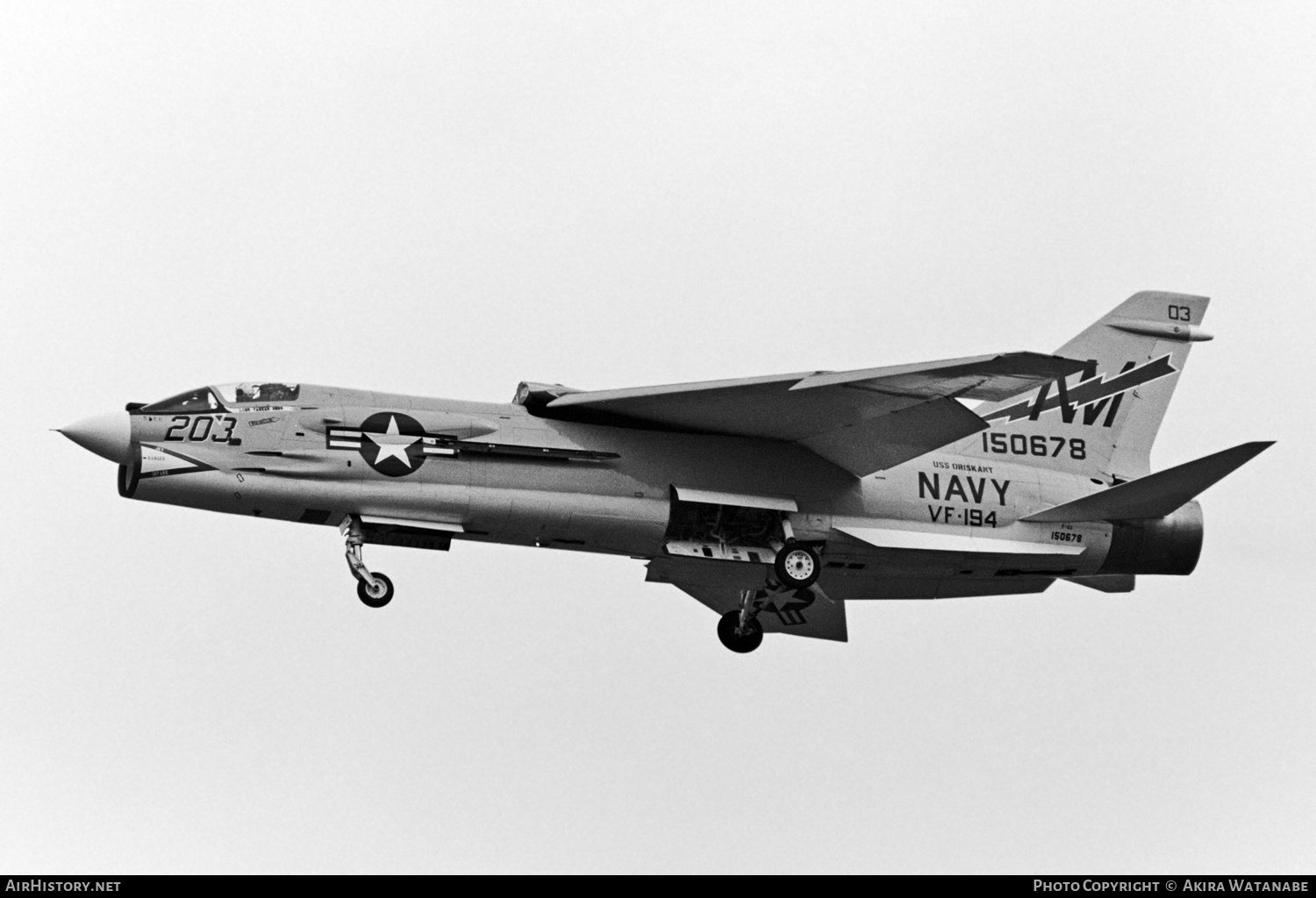 Aircraft Photo of 150678 | Vought F-8J Crusader | USA - Navy | AirHistory.net #797577