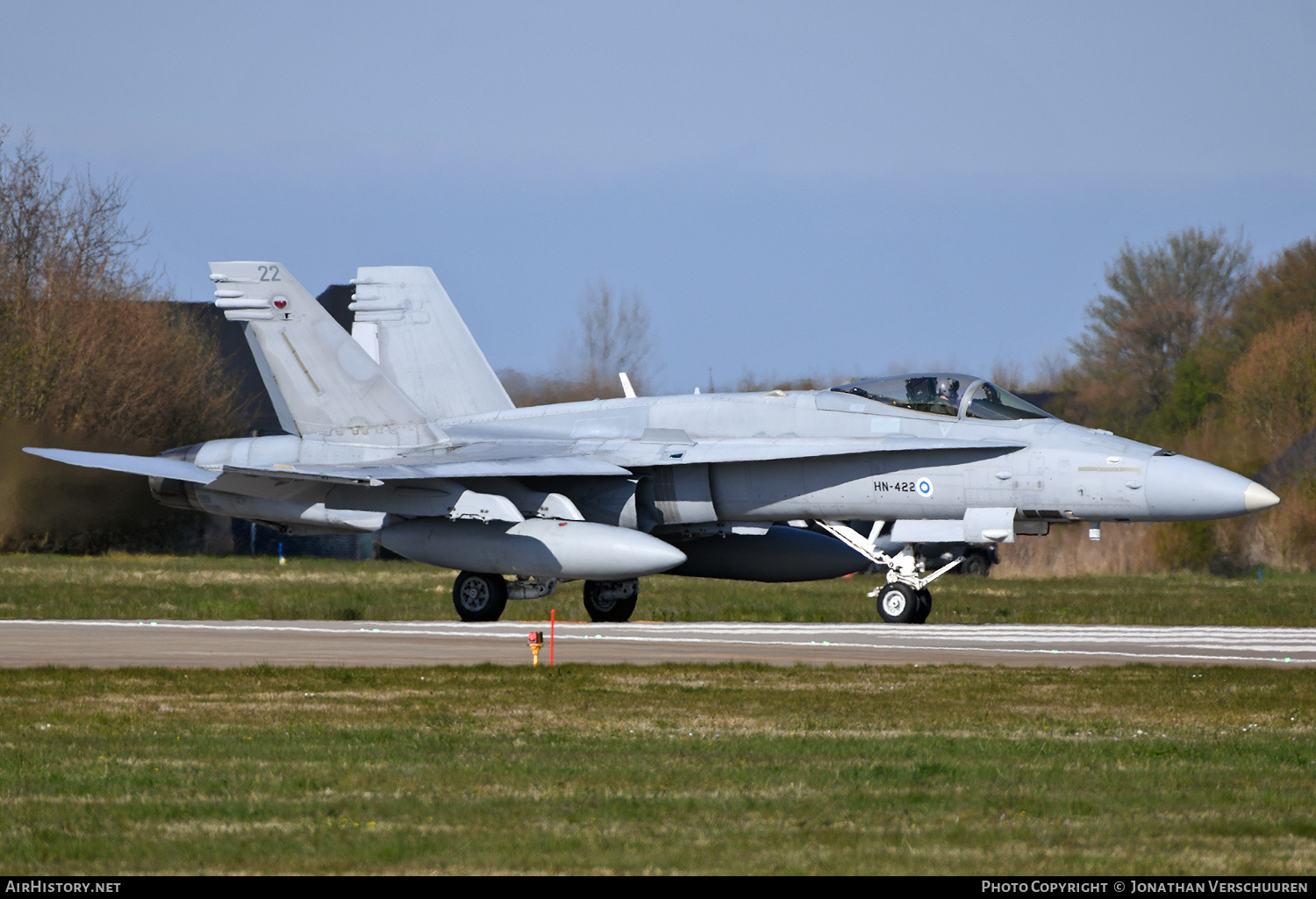 Aircraft Photo of HN-422 | McDonnell Douglas F/A-18C Hornet | Finland - Air Force | AirHistory.net #797611
