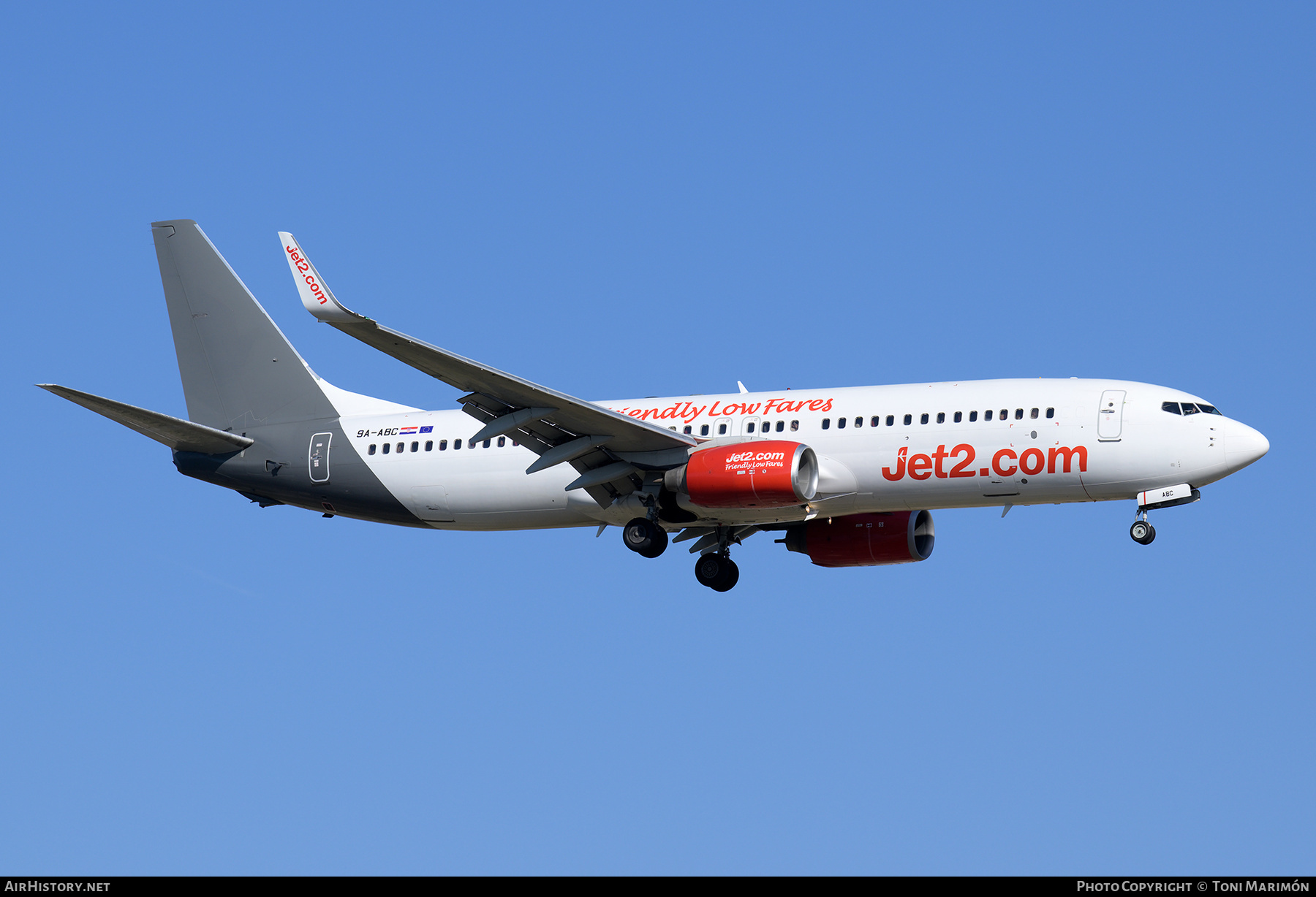 Aircraft Photo of 9A-ABC | Boeing 737-8Q8 | Jet2 | AirHistory.net #797615