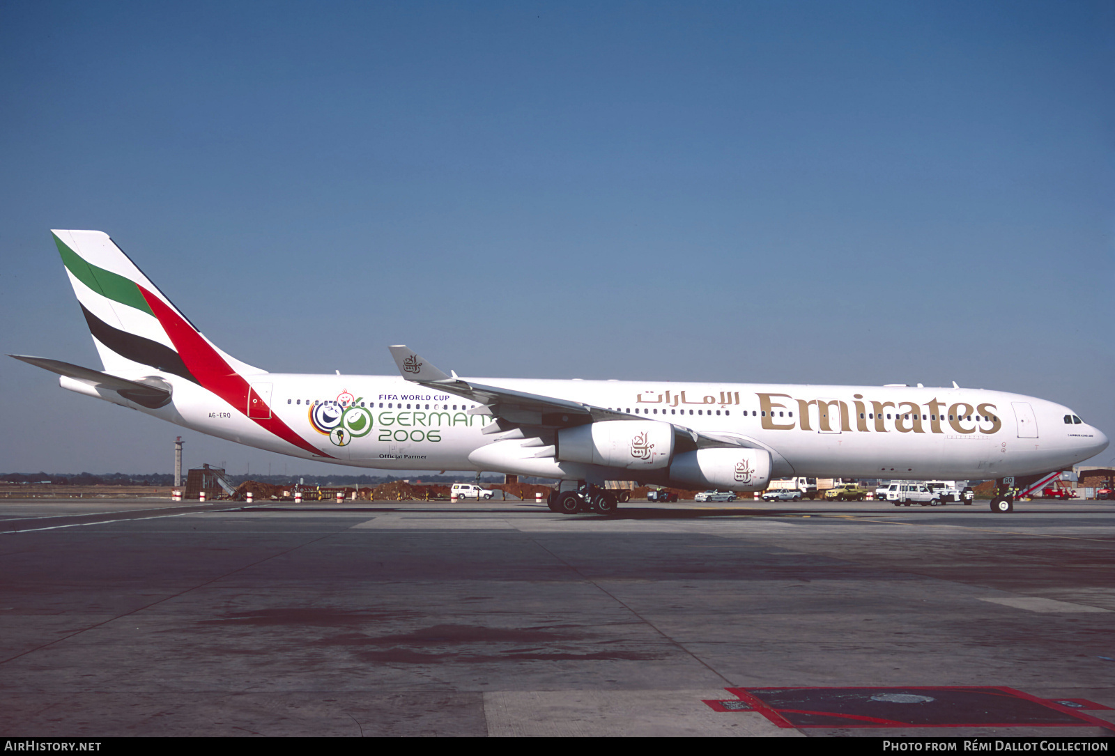 Aircraft Photo of A6-ERQ | Airbus A340-313 | Emirates | AirHistory.net #797616