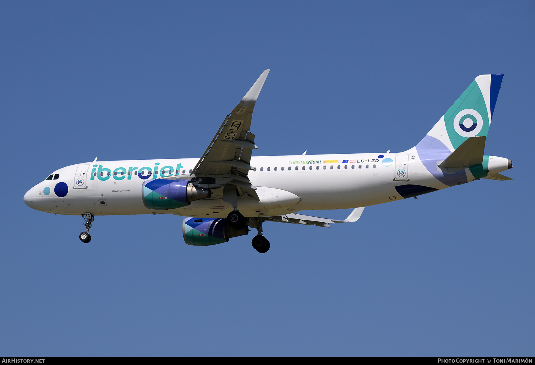 Aircraft Photo of EC-LZD | Airbus A320-214 | Iberojet | AirHistory.net #797621