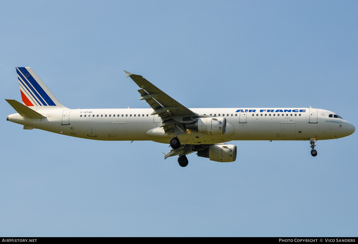 Aircraft Photo of F-GTAO | Airbus A321-211 | Air France | AirHistory.net #797635