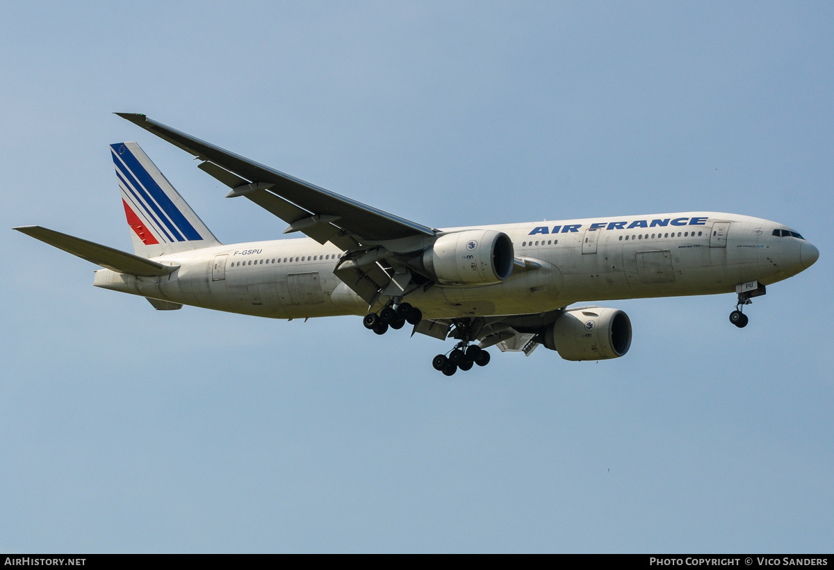 Aircraft Photo of F-GSPU | Boeing 777-228/ER | Air France | AirHistory.net #797638