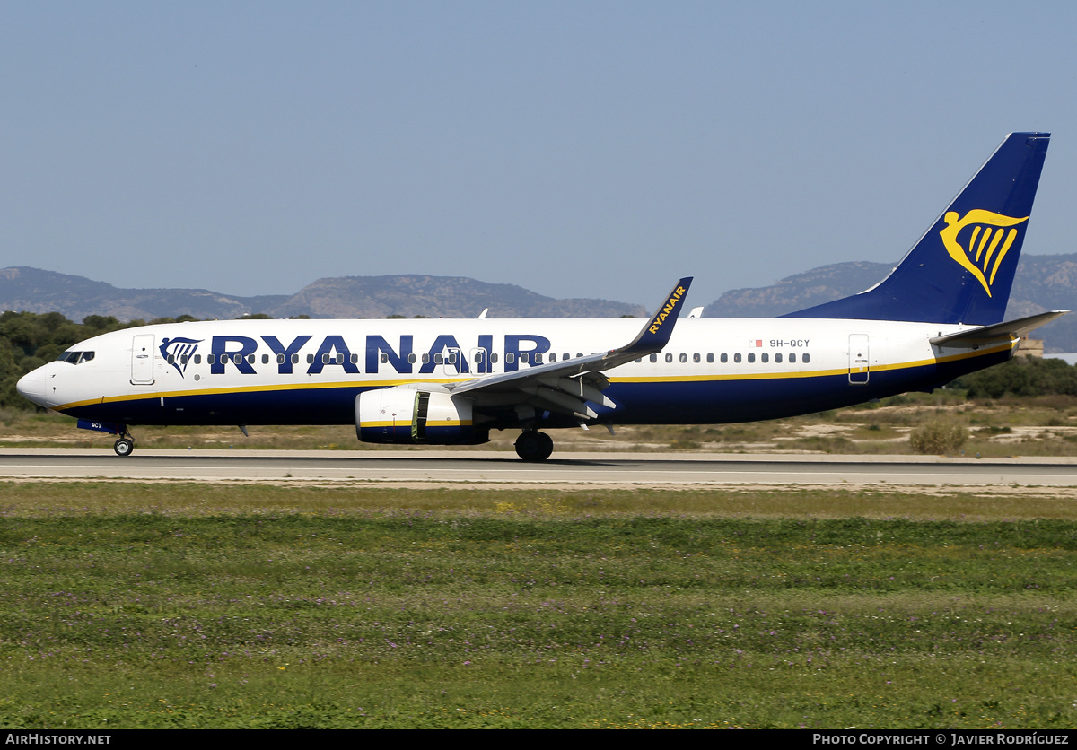 Aircraft Photo of 9H-QCY | Boeing 737-8AS | Ryanair | AirHistory.net #797698