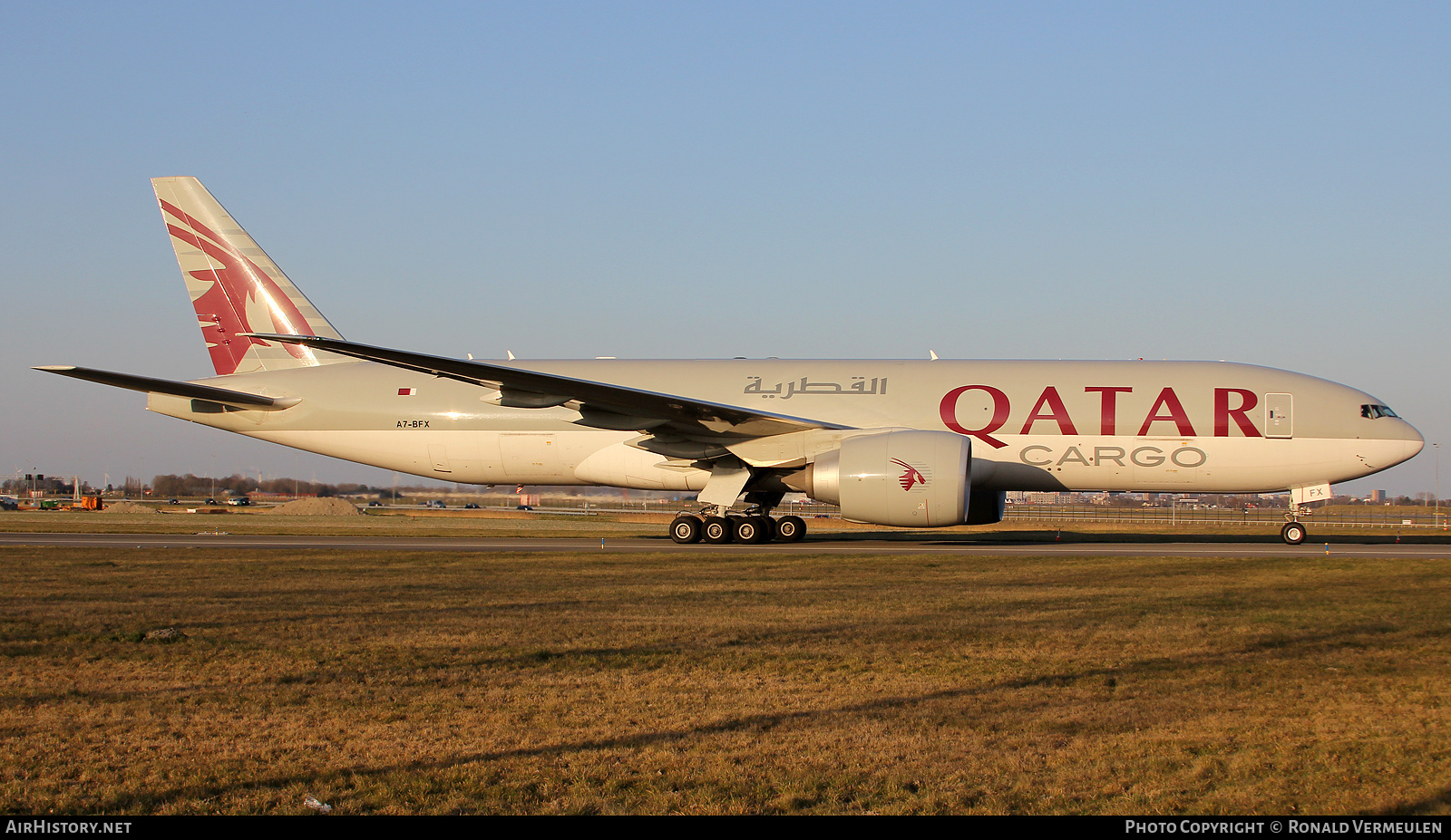 Aircraft Photo of A7-BFX | Boeing 777-F | Qatar Airways Cargo | AirHistory.net #797730