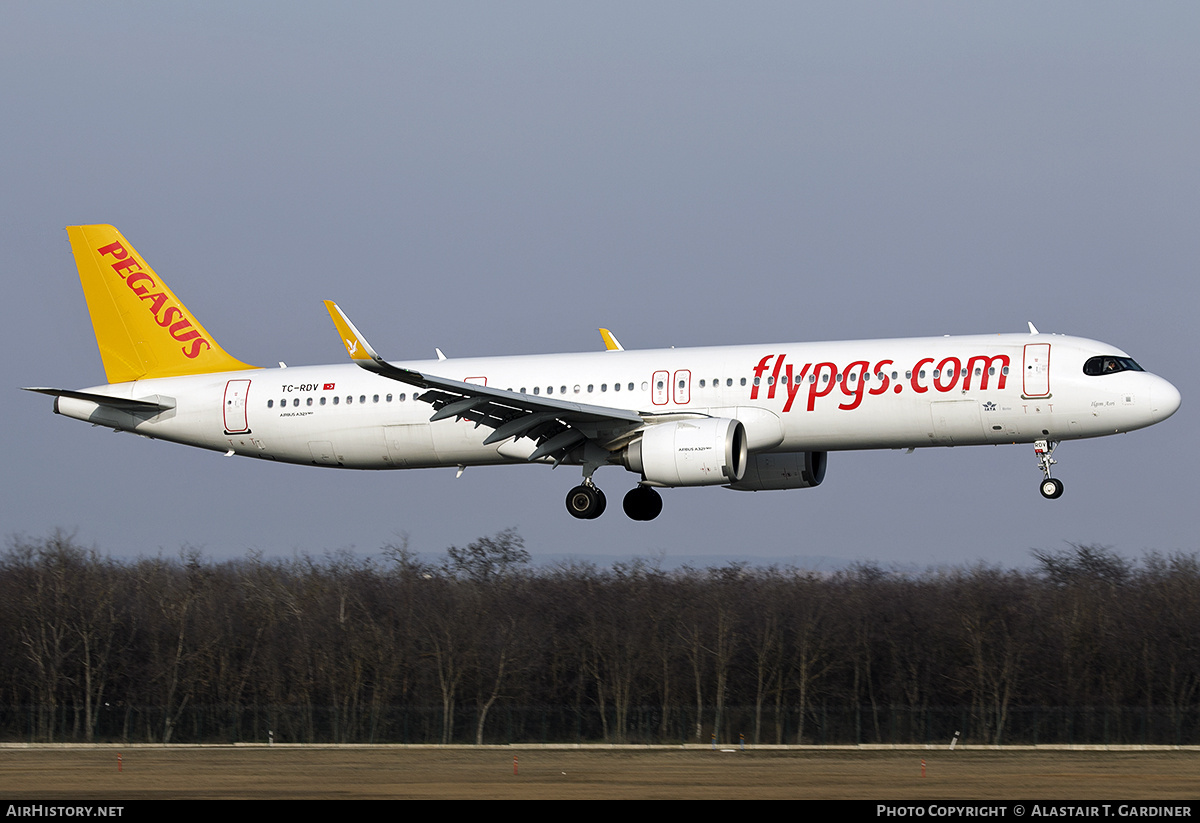 Aircraft Photo of TC-RDV | Airbus A321-251NX | Pegasus Airlines | AirHistory.net #797776