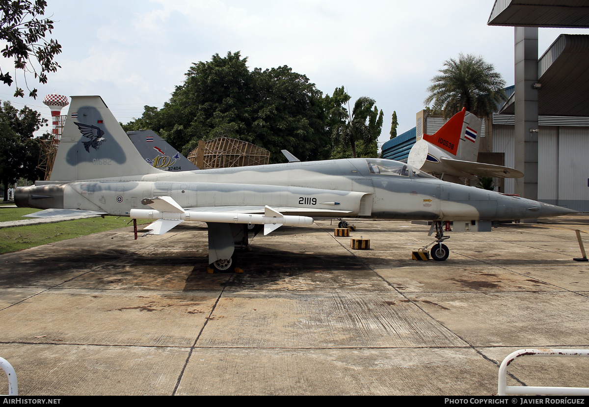 Aircraft Photo of B.KH18KH-19/24 / 21119 | Northrop F-5T Tiger II | Thailand - Air Force | AirHistory.net #797778