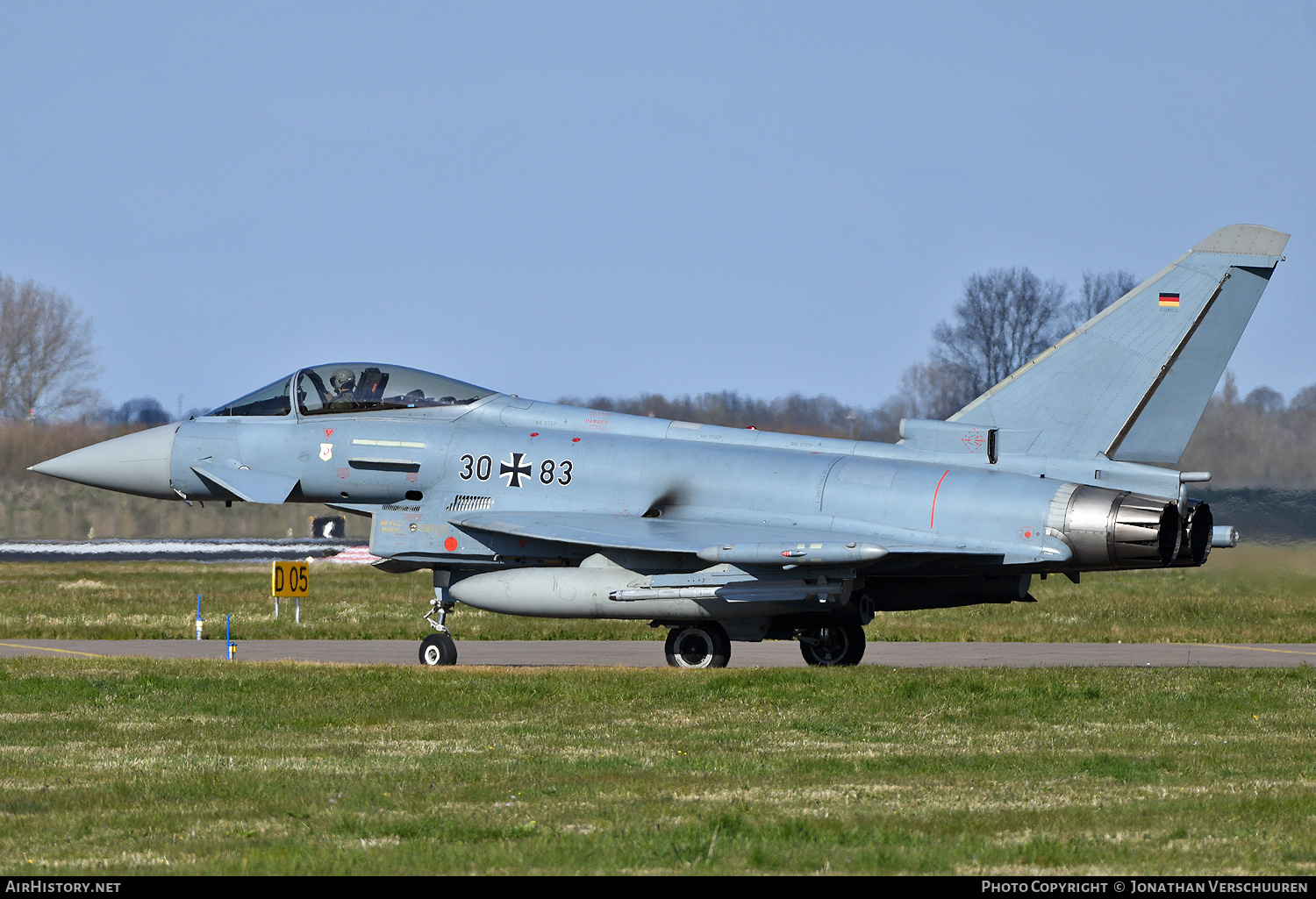 Aircraft Photo of 3083 | Eurofighter EF-2000 Typhoon S | Germany - Air Force | AirHistory.net #797787