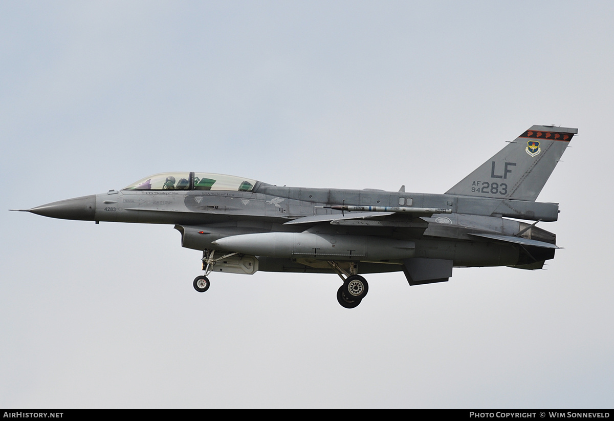 Aircraft Photo of 94-0283 / AF94-283 | General Dynamics F-16D Fighting Falcon | USA - Air Force | AirHistory.net #797808