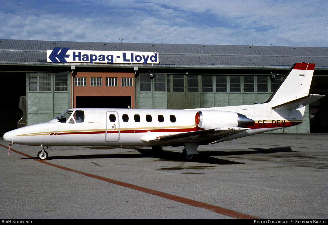 Aircraft Photo of SE-DEV | Cessna 550 Citation II | AirHistory.net #797869