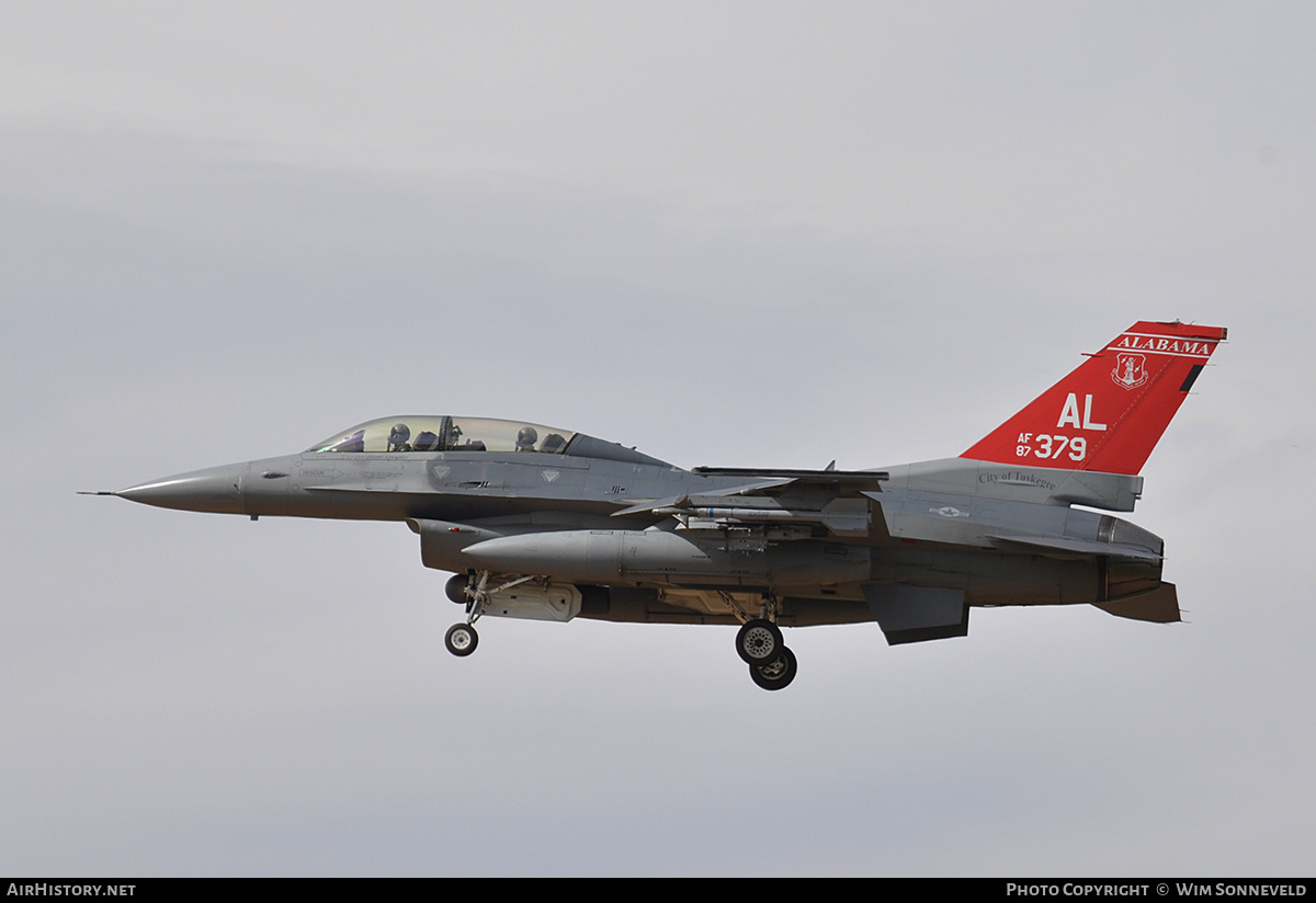 Aircraft Photo of 87-0379 / AF87-379 | General Dynamics F-16D Fighting Falcon | USA - Air Force | AirHistory.net #797895