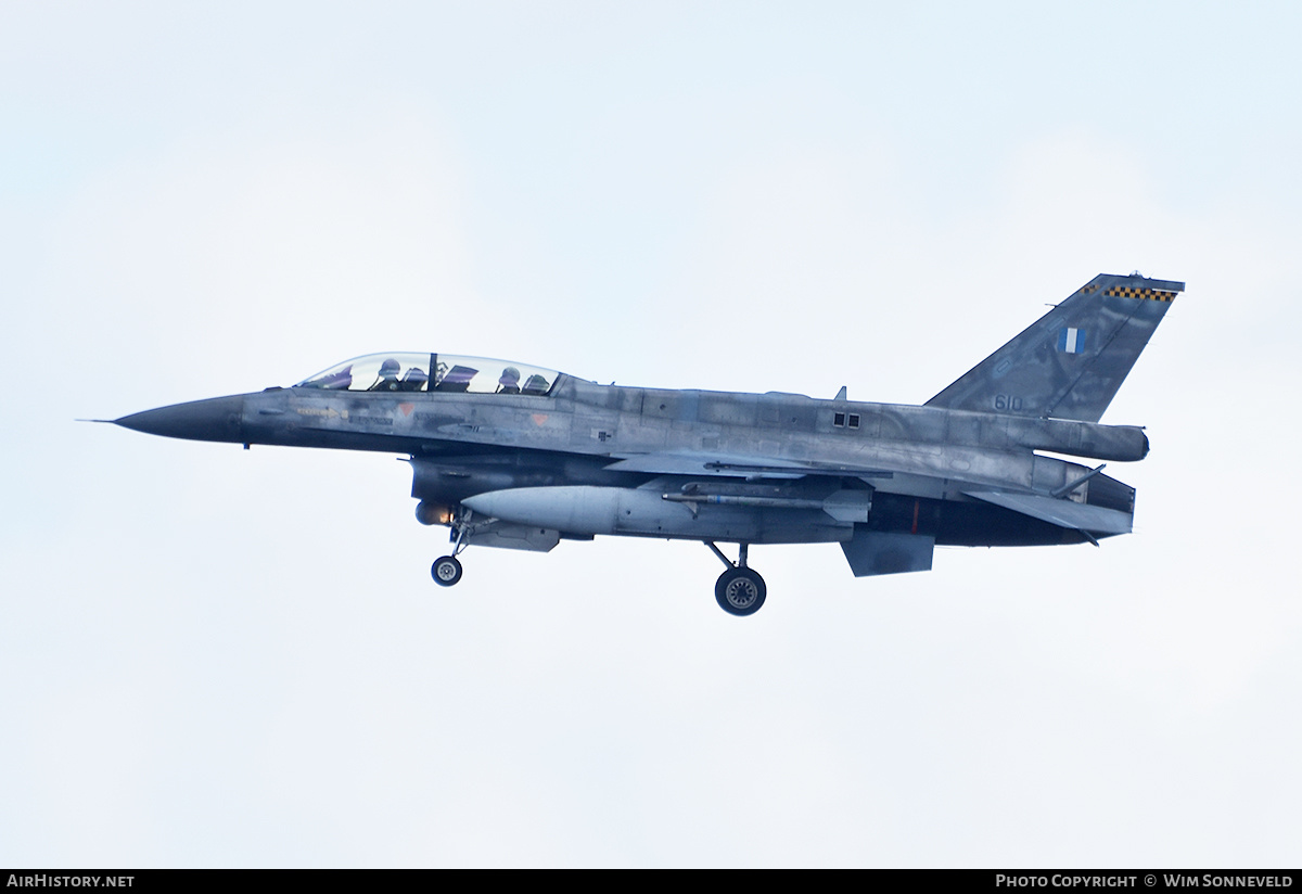 Aircraft Photo of 610 | General Dynamics F-16D Fighting Falcon | Greece - Air Force | AirHistory.net #797906