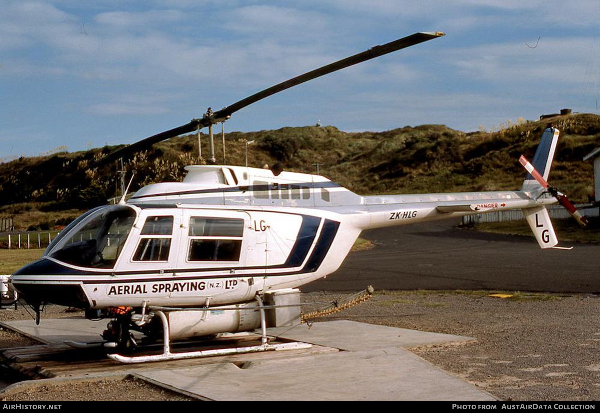 Aircraft Photo of ZK-HLG / LG | Bell 206B-3 JetRanger III | Aerial Spraying | AirHistory.net #797914