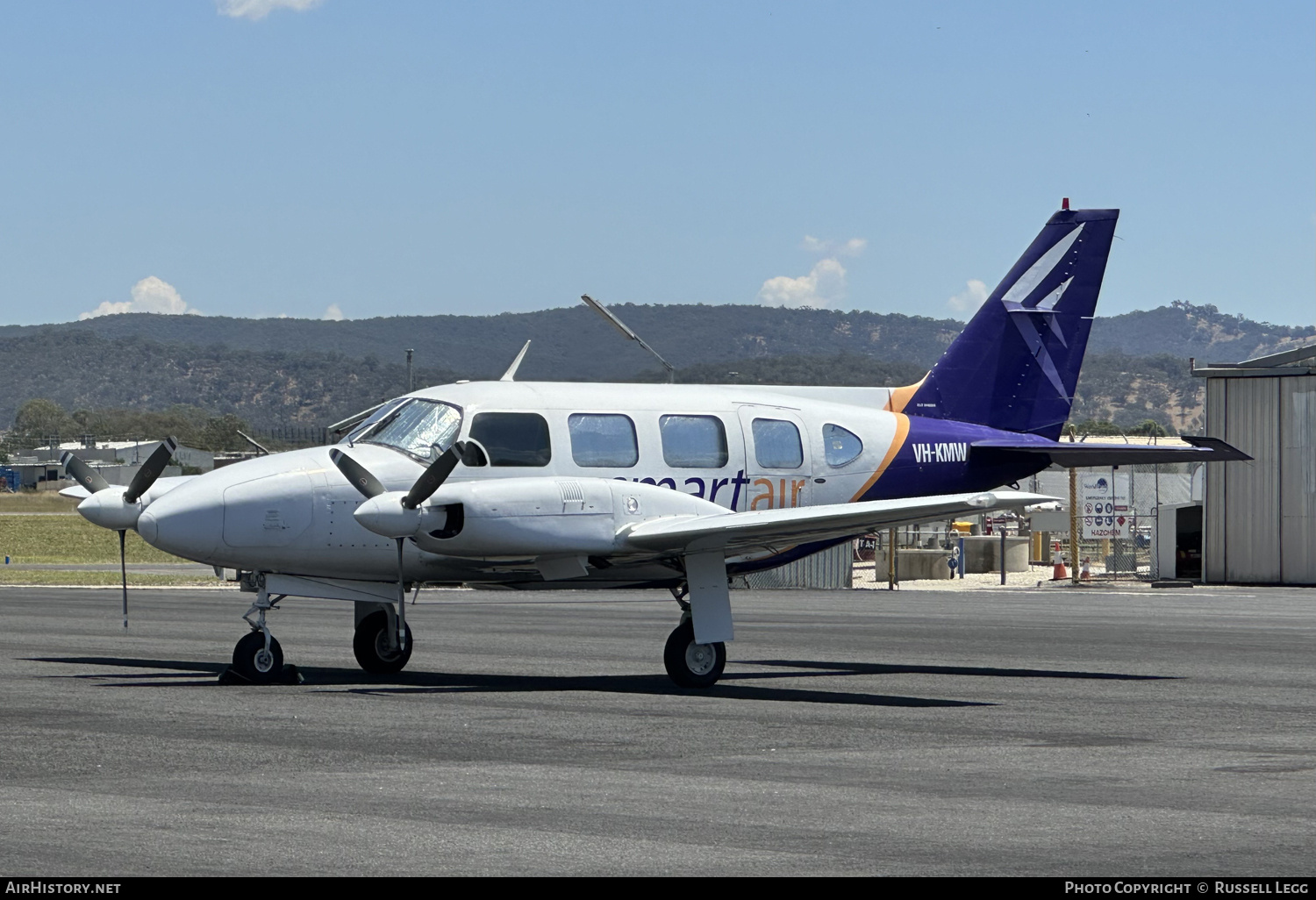 Aircraft Photo of VH-KMW | Piper PA-31-310 Navajo B | Smartair | AirHistory.net #797915