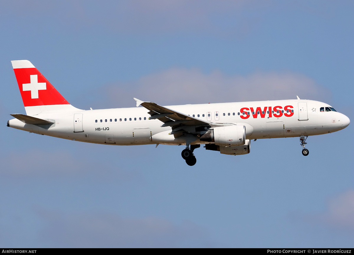 Aircraft Photo of HB-IJQ | Airbus A320-214 | Swiss International Air Lines | AirHistory.net #797927