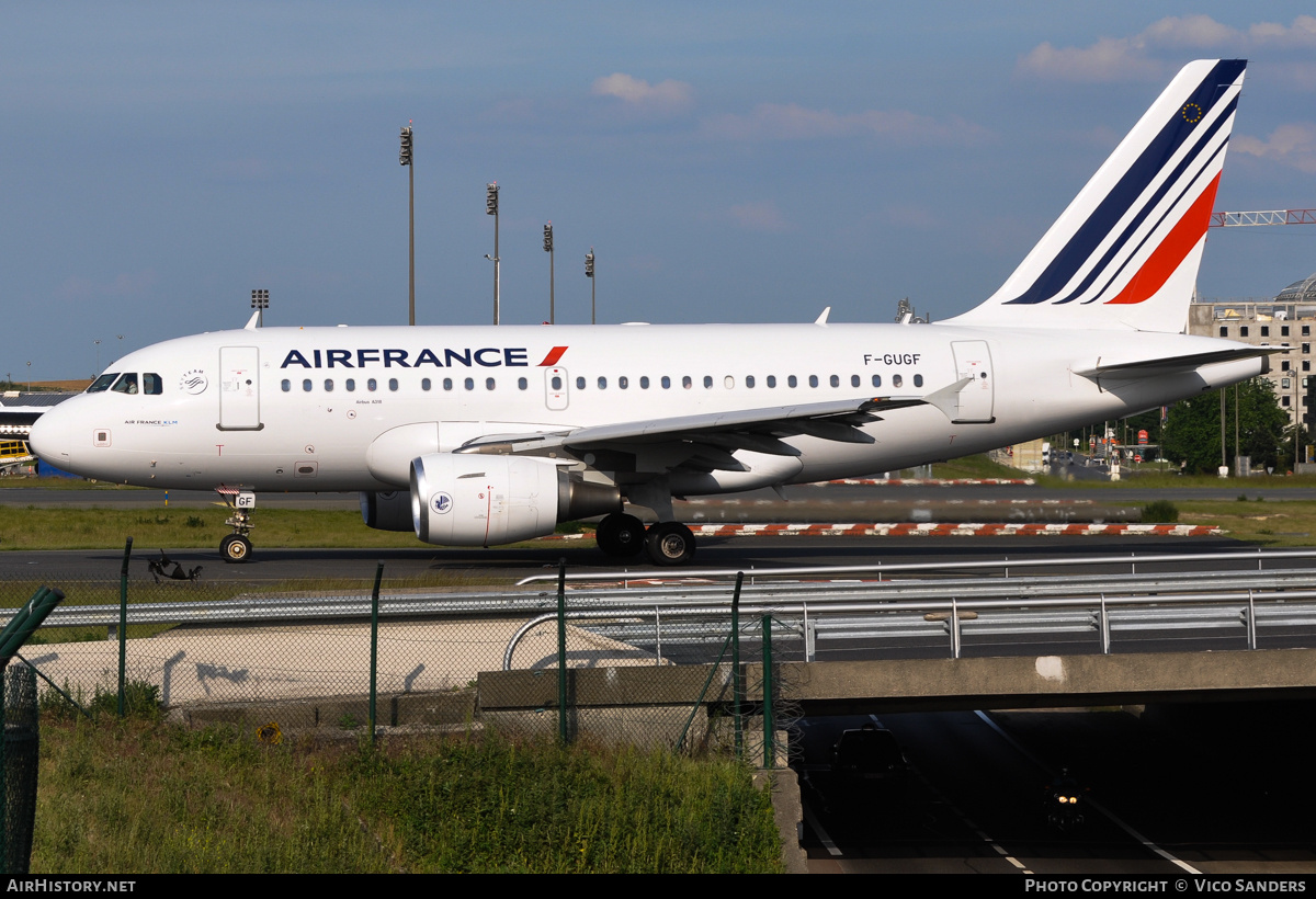Aircraft Photo of F-GUGF | Airbus A318-111 | Air France | AirHistory.net #797937