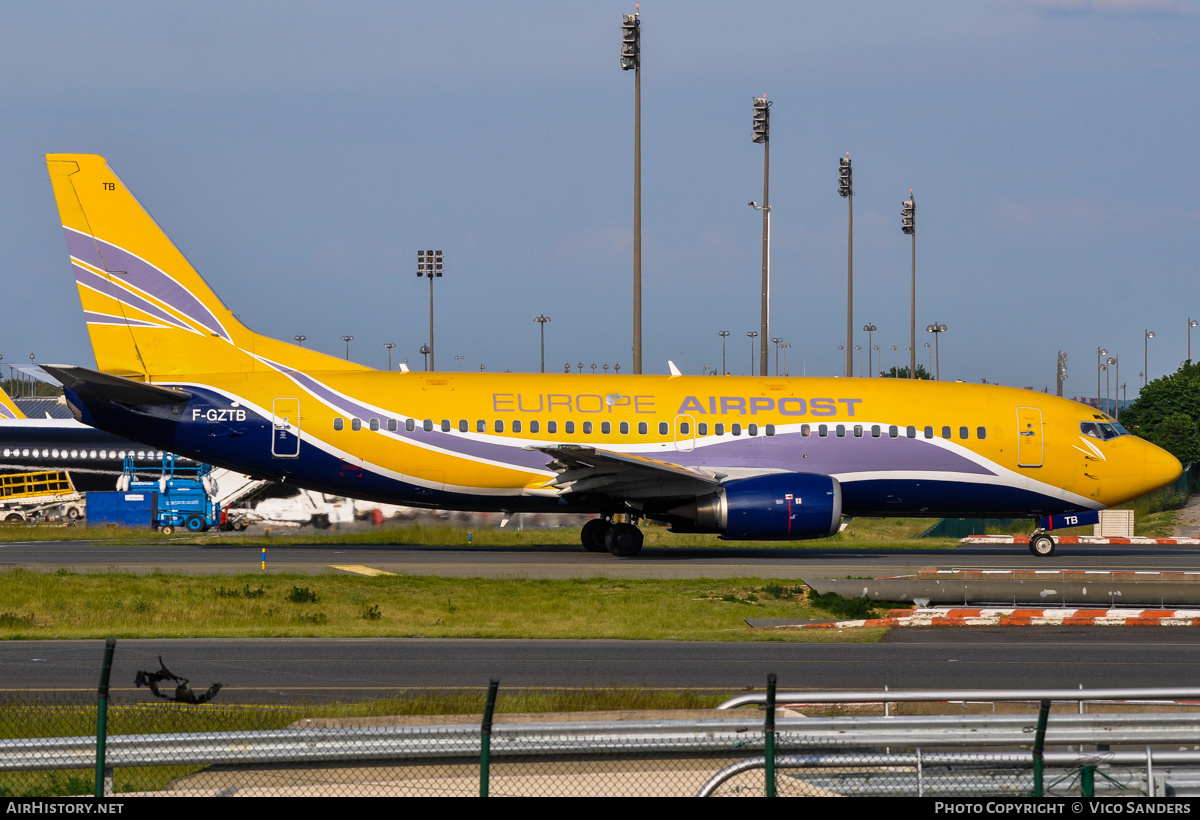 Aircraft Photo of F-GZTB | Boeing 737-33V(QC) | Europe Airpost | AirHistory.net #797941