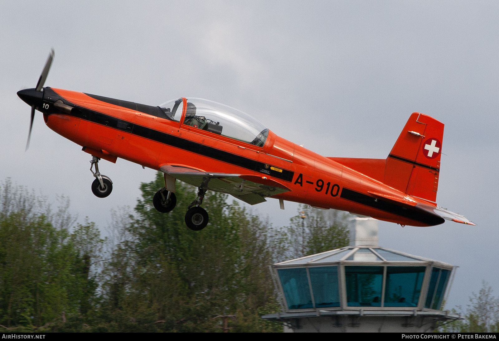 Aircraft Photo of A-910 | Pilatus PC-7 | Switzerland - Air Force | AirHistory.net #797985
