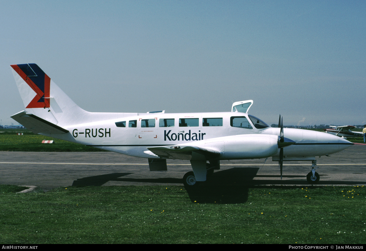 Aircraft Photo of G-RUSH | Cessna 404 Titan Courier II | Kondair Cargo | AirHistory.net #798031