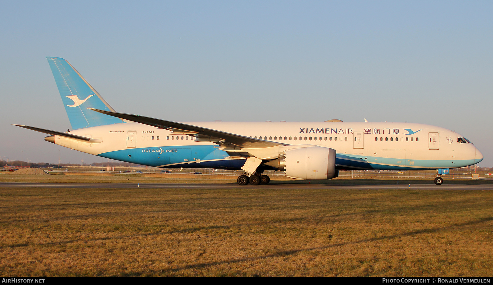Aircraft Photo of B-2769 | Boeing 787-8 Dreamliner | Xiamen Airlines | AirHistory.net #798069
