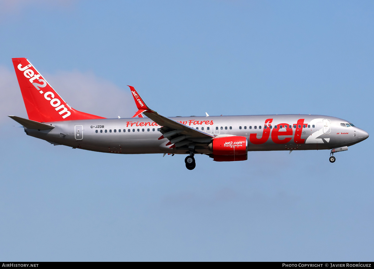 Aircraft Photo of G-JZDB | Boeing 737-8KN | Jet2 | AirHistory.net #798088