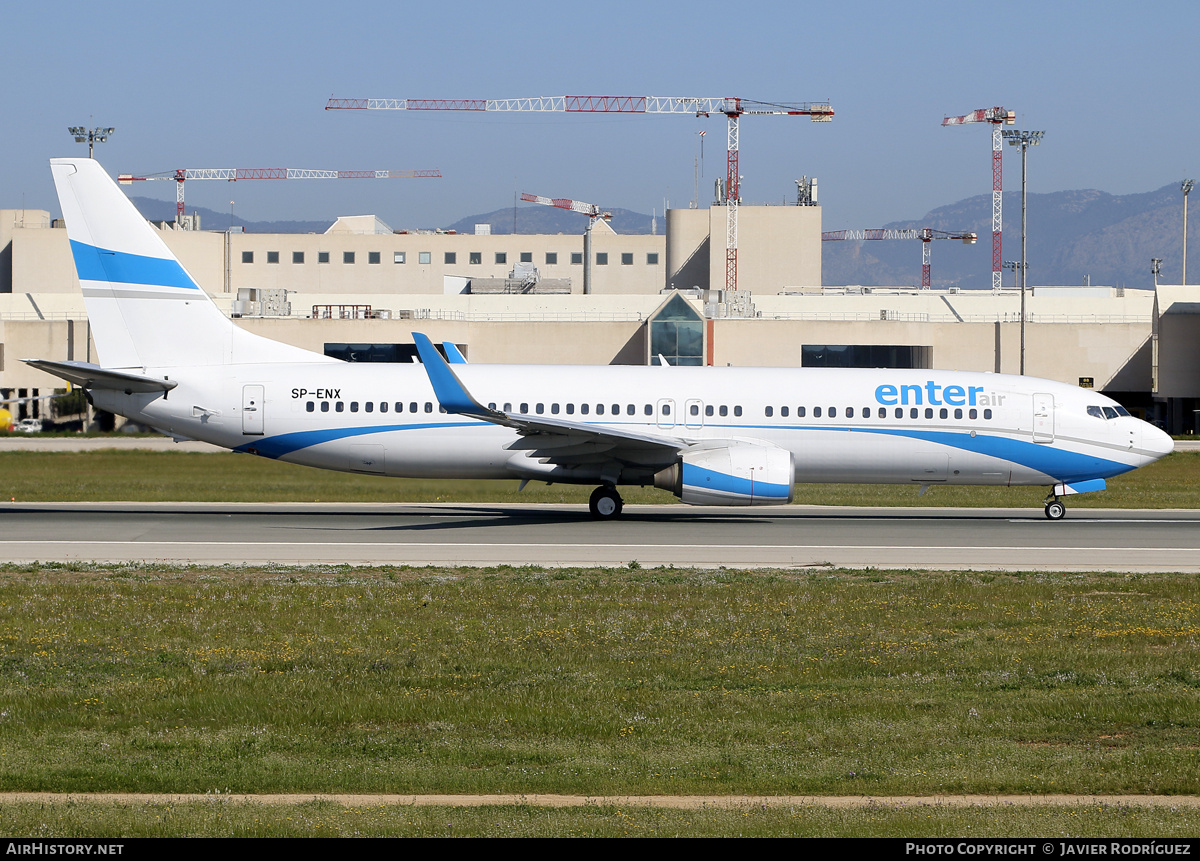 Aircraft Photo of SP-ENX | Boeing 737-8Q8 | Enter Air | AirHistory.net #798089